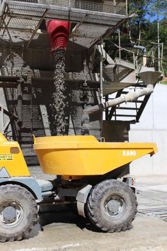 Beton Verladen In Kleinfahrzeuge
